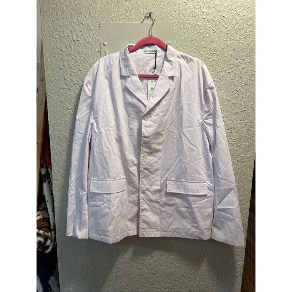 Zara 3 Button Blazer Mens 42 NEW WITH FLAWS